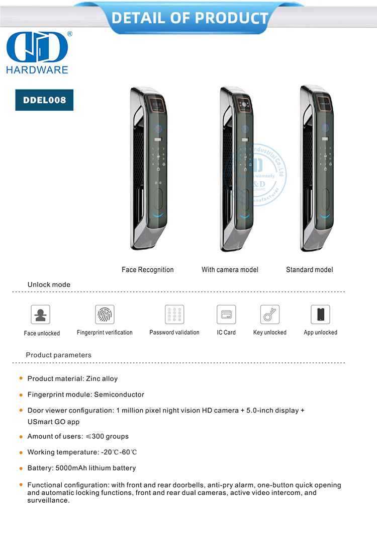 recognition door lock