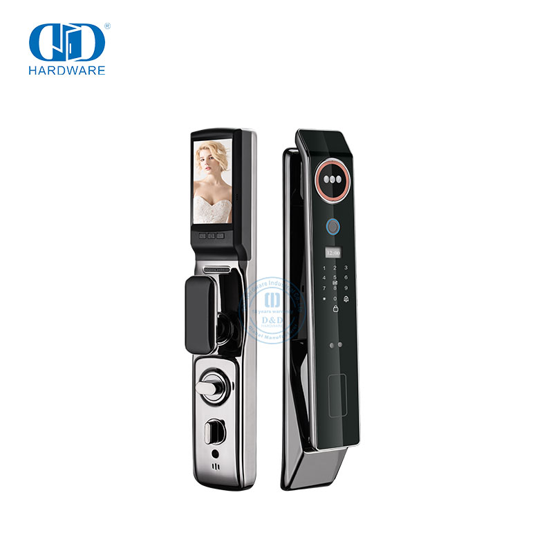 Front Exterior Main Door Entry Face ID Recognition Touch Panel Lock with Camera-DDEL013