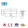 EN 1303 Certification Peanut Knob Solid Brass Single Lock Cylinder-DDLC014-70mm-SN