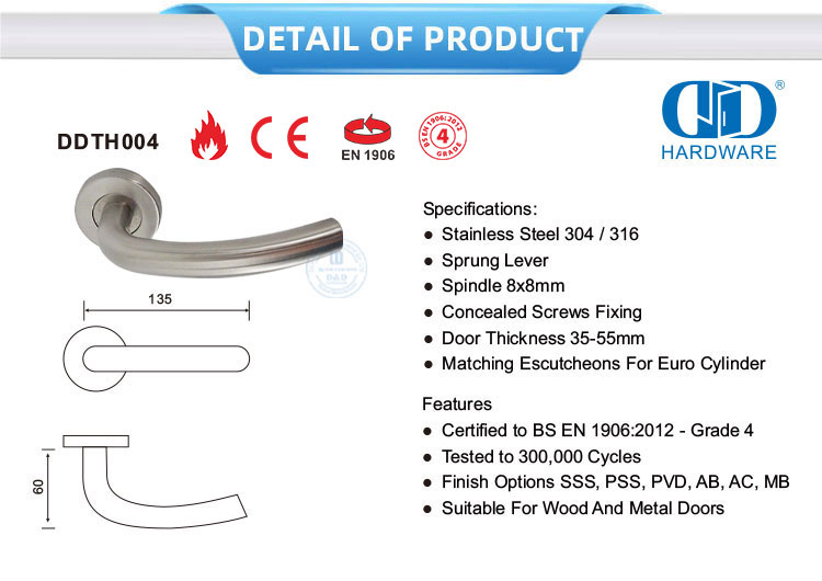 Silver Lever Handles