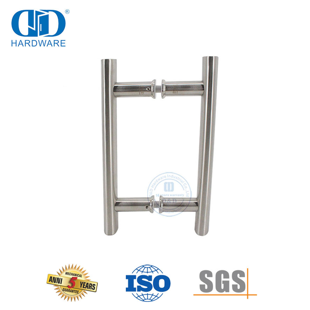 High Quality H Shaped Stainless Steel Pull Handle for Sliding Glass Door-DDPH001-A Φ25-SSS