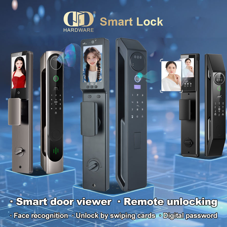 Smart Lock Fingerprint Electronic Keyless Entry APP Control Door Lock-DDEL017
