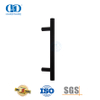 Black Luxury Furniture Hardware Stainless Steel Timber Door T Bar Hollow Pull Handle-DDPH031-MB