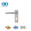 Silent Split Door Lock Living Room Wooden Door Lever Handle with Rectangel Plate -DDTP009