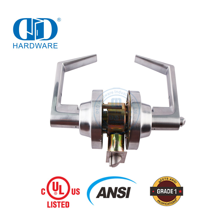Tubular ANSI Grade 1 High Security Keyhole Smooth Opening Lockable Lock For Commercial Interior Door Lockset-DDLK009