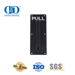 Stainless Steel Hardware Fittings Door Sign Plate Custom Push Pull Residential Interiror Glass Door Pull Handle-DDPH023