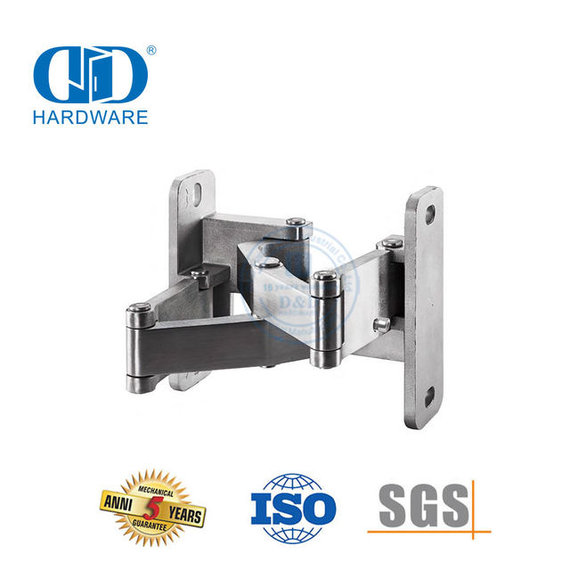 Stainless Steel 2D Adjustable Hidden Hinge Adjustable 160-180 Degree Interior Exterior Door Hinge-DDCH0019