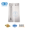 Decorative Hardware Stainless Steel Push Pull Handle With Plate Sign Plate Door Fittings Interior Door Pull Handle-DDPH024
