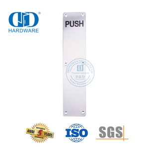 Modern Push Stainless Steel Door Name Plate Sign Plate Household Bathroom Washroom Toilet Entry Door Signature Plate-DDSP005