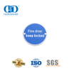 Stainless Steel Fire Door Indication Round Type Sign Plate Keep Locked Warning Sign Wooden Metal Door Signature Plate-DDSP007