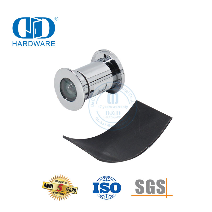 Black Door Viewer Protection Kits Fire Resistance Graphite Intumescent Liner Rubber Seal Strip Hinge Pad-DDIG006