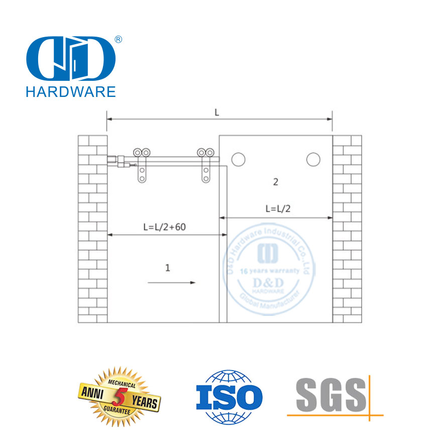 Stainless Steel Glass Accessories Glass Sliding Door Glass Door Connectors Integrated For Bathroom-DDGS001