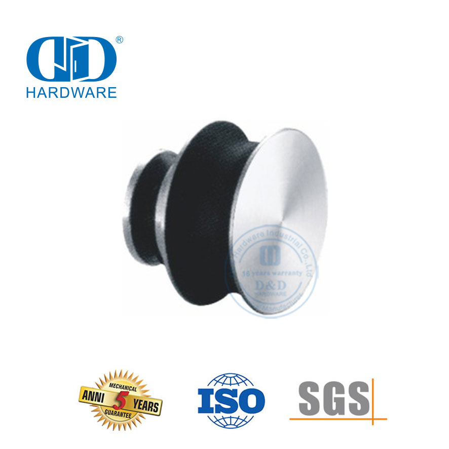 Stainless Steel Sliding Roller Furniture Accessory Sliding Door Tube Glass Fitting For Bathroom Door-DDGS107
