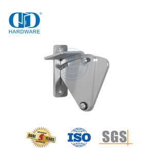 Silver Stainless Steel Double Head Roller Sliding Barn Door Hardware Lock Guard Barn Door Hardware Bolt Latch Lock-DDBD129