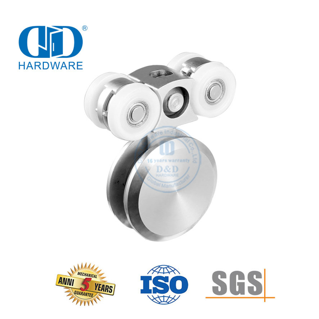 Sliding Door Hanger Stainless Steel Bathroom Accessories Glass Hardware Door Fittings For Sliding Door-DDGS131