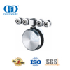 Stainless Steel Door Clamp Soft Close Wall Mounted Wheel Hanging Type Glass Fitting For Sliding Single Door-DDGS134