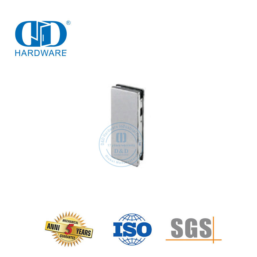 Safety Stainless Steel Single Double Sliding Glass Door Lock Hinge Hardware Door Accessories-DDGL004