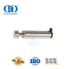 Stainless Steel Restroom Hardware Glass Clamp Clip Glass Door Stop with Hook-DDWC005
