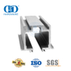 Factory Wholesale Stainless Steel Glass Accessories Door Hardware Roller Track For Bathroom Restroom Lavatory-DDGS147