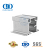 OEM Stainless Steel Profile Guide Rail Glass Accessories Sliding Door Hanging Roller For Bathroom Restroom-DDGS149
