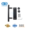 Black Stainless Steel Sliding Double Side Heavy Duty Barn Door Handle Construction Hardware-DDBD102 Black