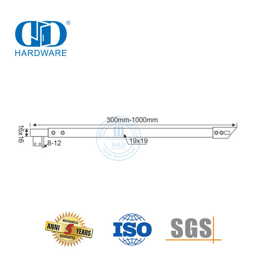 Stainless Steel Commercial Shower Cubicles Shower Cubicle Partitions Glass Door Hardware-DDSC025