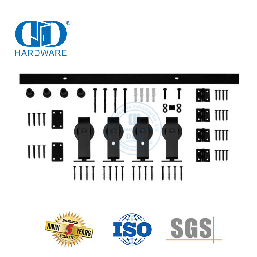 Stainless Steel OEM Factory Barn Door Hardware Sliding System Bifold Door Folding Barn Door Hardware-DDBD026