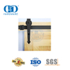 Customized Stainless Steel Black Indoor Barn Door Hardware Kit Track Garage Door Hardware Accessory-DDBD017