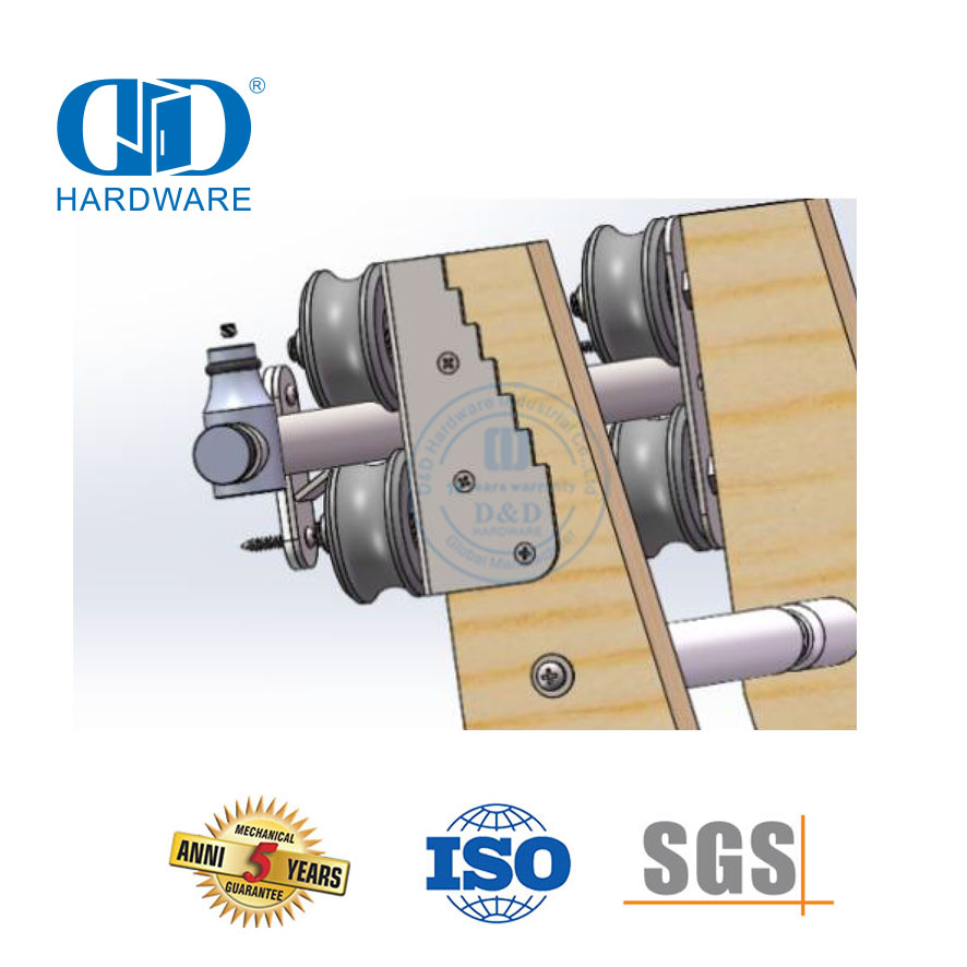 Stainless Steel Barn Door Hardware Front Door Accessories Entrance Handle Sliding Wood Door Ladder Hardware-DDBD029