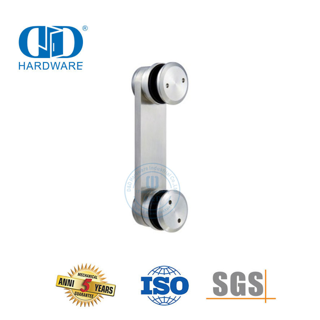 Stainless Steel Horizontal Glass Connector Furniture Accessory Glass Door Pivot-DDGP017