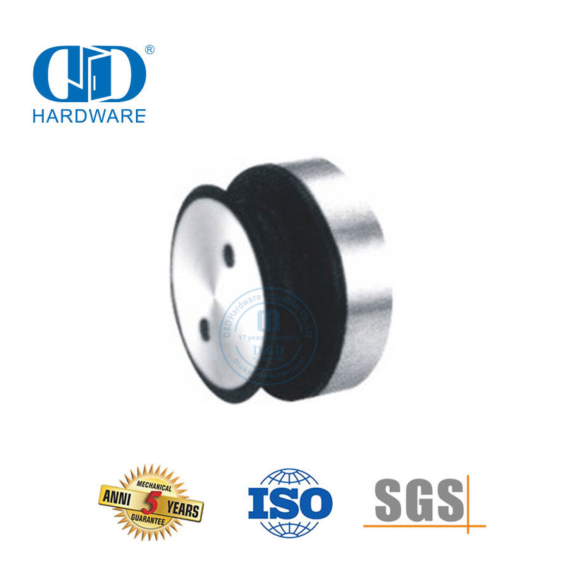 Wholesale Stainless Steel Sliding Door Hardware Rollers Glass Piont Fitting Furniture Hardware-DDGP020