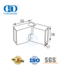 Stainless Steel Commercial Shower Cubicles Fixed Bracket Glass Holder Divider Partition Clamp Connector-DDSC019