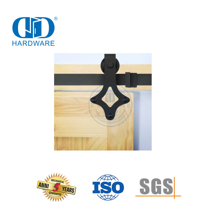 Stainless steel Sliding Barn Door Hardware Door Hardware Track Set Steel Garage Hardware-DDBD003