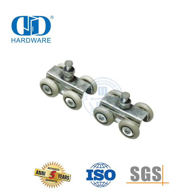 Stainless Steel Exterior Interior Sliding Door Four Wheel Roller Hardware Sliding Barn Door Hardware Furniture Hardware-DDBD056