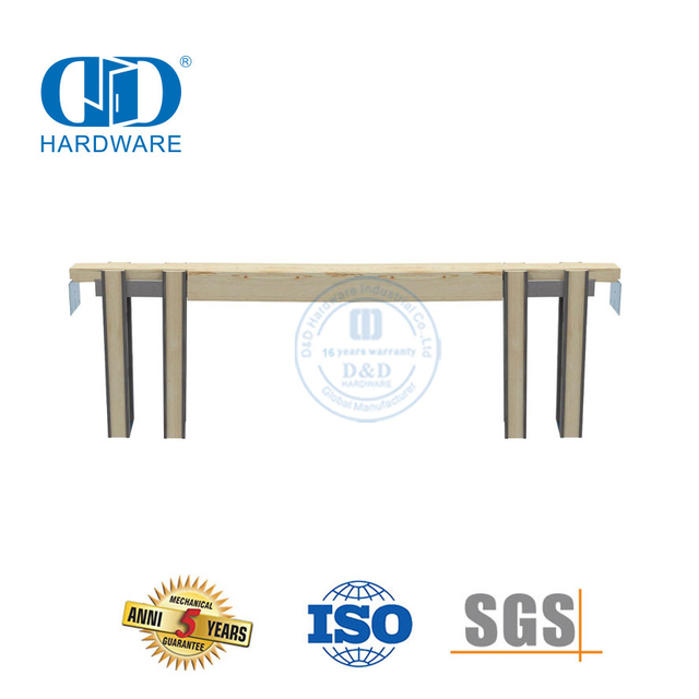 Stainless Steel Double Door Connector Kit Pocekt Door Frame Sliding Barn Hardware Part-DDBD065