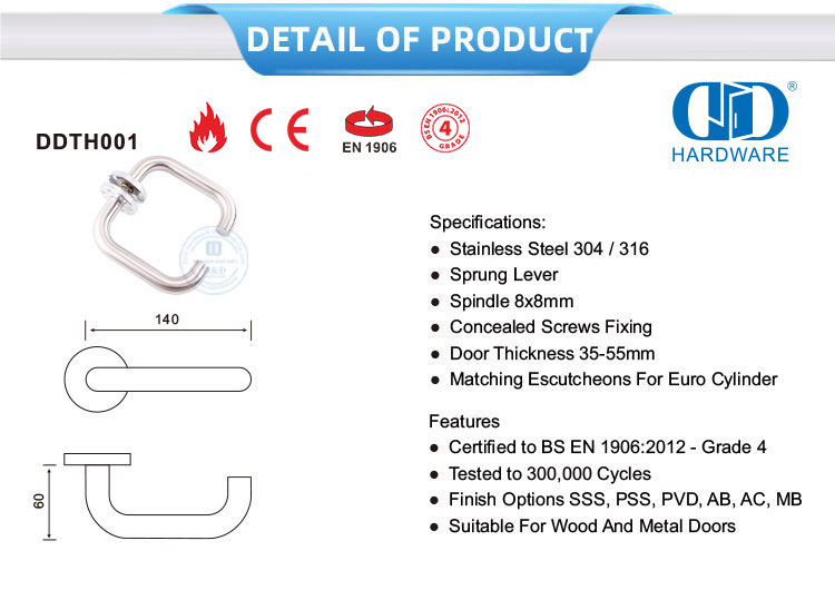 Hollow Lever Handle
