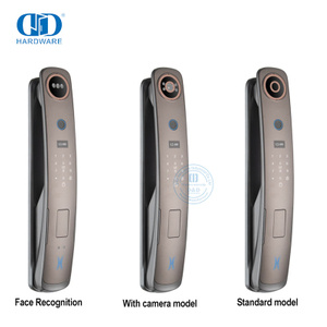 High Quality Home Security Digital Password Fingerprint Card Tuya Wifi Remote Control Smart Camera Door Lock -DDEL001
