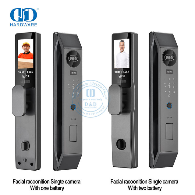 Security Door Cat Eye Home Camera Recognition Digital Smart Intelligent Lock With Fingerprint -DDEL006