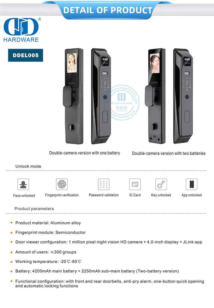 digital smart door lock