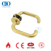 Customized Decorative Hardware EN 1906 Satin Brass Entrance Door Handles-DDTH001-SB