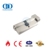 BS EN1303 Solid Brass Modern Style Thumb Turn Cylinder for Bedroom Door-DDLC024-70mm-SN