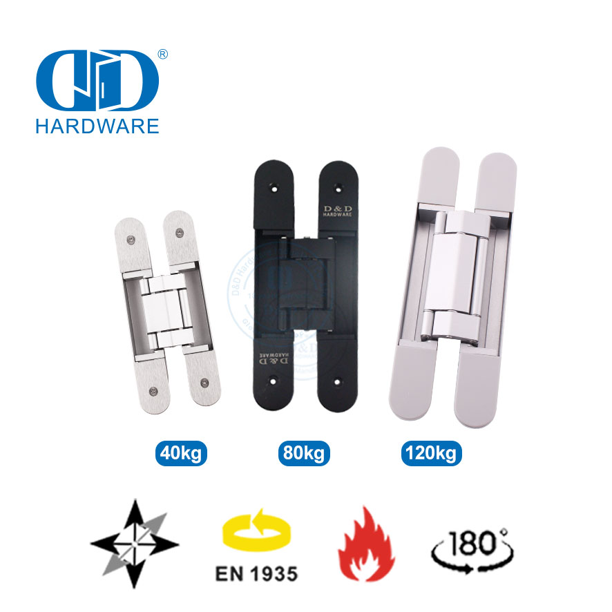 European Zinc Alloy 3D Adjustable Hidden Door Hinge