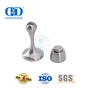 Door Hardware Accessories Floor Mounted 304 Stainless Steel Door Stopper with Magnet-DDDS027