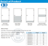 Factory Amercian Market Stainless Steel Usage Protective Armor Commercial Bottom Metal Front Door Kick Plate-DDKP002