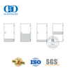 Factory Amercian Market Stainless Steel Usage Protective Armor Commercial Bottom Metal Front Door Kick Plate-DDKP002