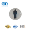 Stainless Steel Fire Signature Hanging Board Sign Plate Male Bathroom Toilet Sign Plate-DDSP001