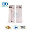Stainless Steel Sign Pull Handle on Plate Door Hardware Sign Plate Commercial Interior Door Pull Handle-DDPH023