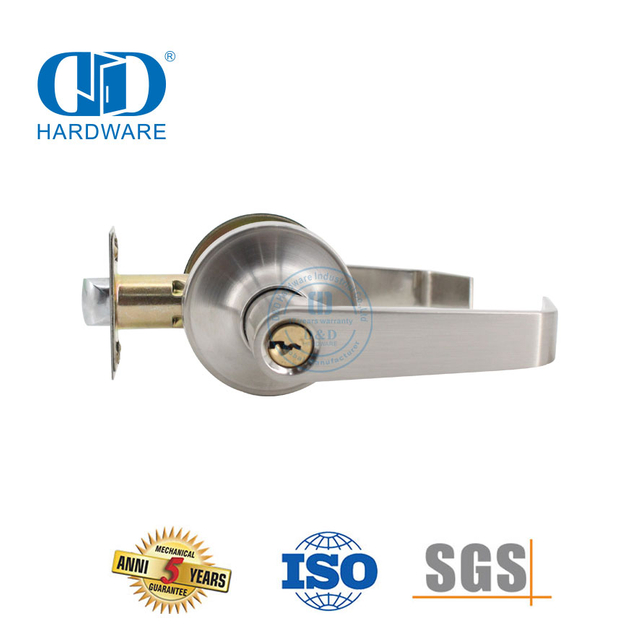 Cylindrical Ball Deadbolt Stainless Steel Rosette Convenient Lockable Knob Lockset Hardware For Interior Exterior Door-DDLK014