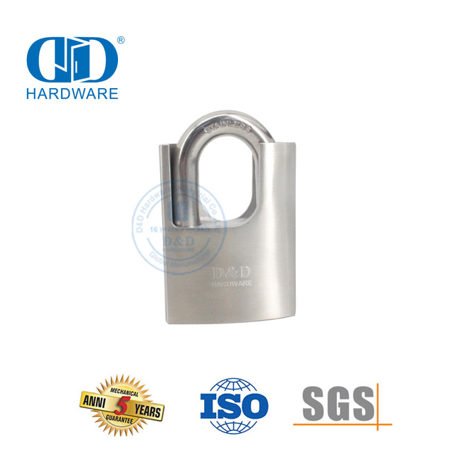 Waterproof Stainless Steel Anti-Theft Industrial Heavy Duty Commercial Furniture Accessory Office Gate Door Lock Padlock-DDPL006-60mm