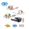 High Quality Brass Cylinder Rosette Zinc Alloy Adjustable Lockable Knob Lockset Fittings For Internal Front Door-DDLK015